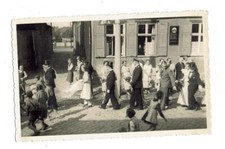 P11 Hochzeitsgesellschaft in Putlitz Werbung Burg Bräu Original echt Foto RARITÄ