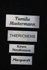 Edelstahlschild, Metall