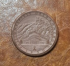 Meissner Steinzeug Medaille ~