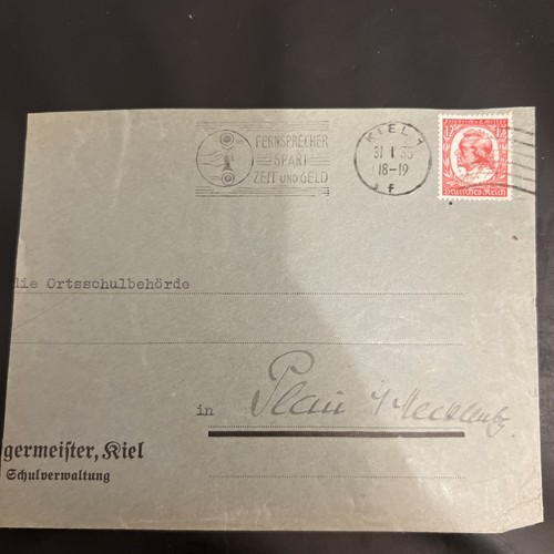 Perfin bürgermeister brief - dr,
