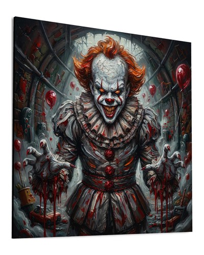 Horror leinwand bild farbig - leinwand,