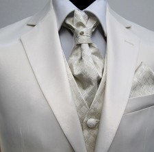 Plastron mit Einsteck Set ohne