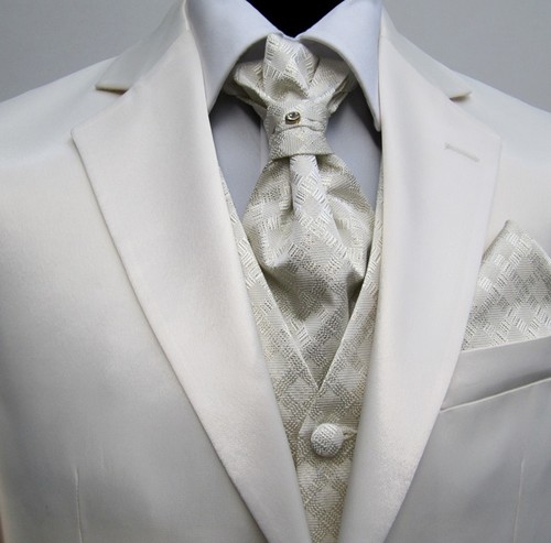 Plastron mit einsteck set ohne - plastron,