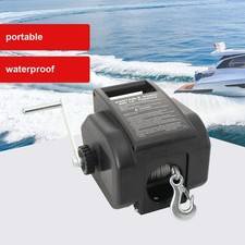 Mobile Seilwinde Bootswinde Elektrische Offroad Motorwinde 12V 2000lbs - 908kg