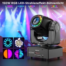 150W Moving Head Bühnenlicht RGBW DMX LED 8 Gobo Spot Scheinwerfer DJ Party Show