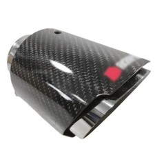 Auspuffblende Endrohr Carbon