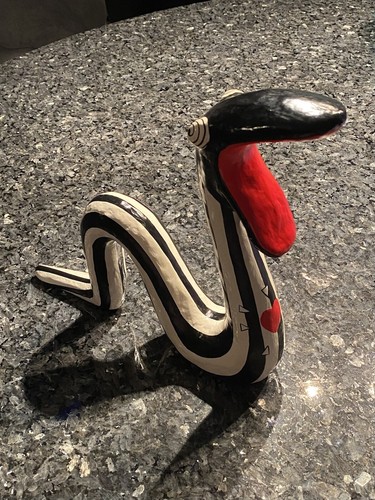 Schlange figur skulptur design - skulptur,