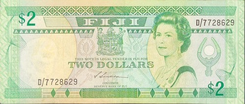Fiji banknote dollar1980 - fiji,