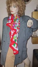 Vintage Oversized Jacke Mantel M Fledermausärmel