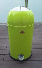 Wesco 184631-20 Kickmaster 33 L - Lemongrün Mülleimer Tretabfalleimer