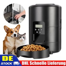 2L Automatischer Futterautomat Elektrisch Futterspender Timer für Katze Hunde