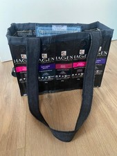 Shopper, Tasche aus Kaffeetüten, nachhaltig, 36x15x26cm, schwarz, handmade