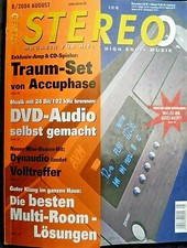 STEREO 8/04, VELODYNE GIGANT DD 18,  STAX SRS 3010, 3020,SAMSUNG YH 999,BOSE 901