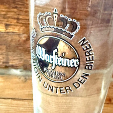 Bierglas Warsteiner 0,3L Glas - kaum Gebrauchsspuren