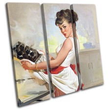 Vintage Girl Poster Sexy Retro