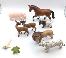 Schleich Tiere Wildtiere Sammlerstück Tiger Reh Pferd Löwe Frosch Robbe Ziege AUSWAHL