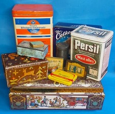 Konvolut 11 Blechdosen und