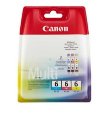 3 x original Canon Set BCI-6C BCI-6M BCI-6Y BCI-6 CMY MultiPack Set OVP
