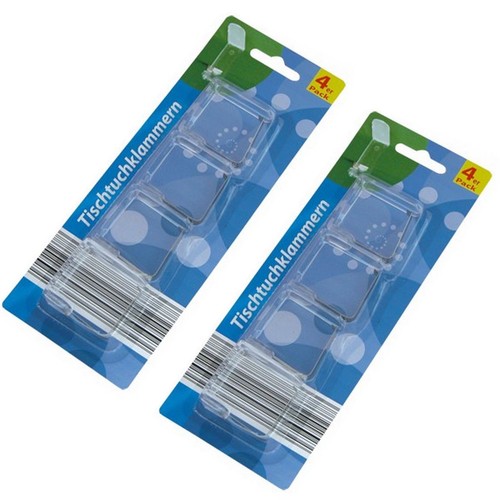 Tischdeckenhalter - 8x,