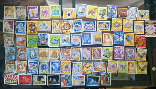 Pokemon sticker sammlung groß - pokemon,