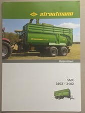 Strautmann SMK 1602-2402 Muldenkipper Kipper Prospekt Traktor Bulldog Schlepper