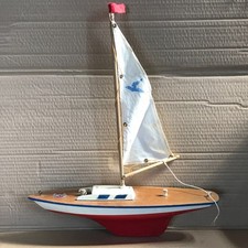 X 5) Altes Segelboot Boot