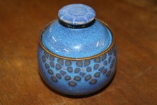 Zuckerdose DENBY Fine Stoneware England handgefertigt MIDNIGHT RAR 