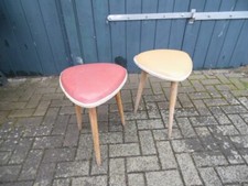 2 Stück DDR Hocker Stuhl