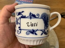 Zwiebelmuster Bohemia Original Becher VATI Leo 0,30 L Porzellan Karlsbader NEU