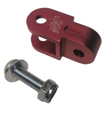 WBS1O365 Höherlegungssatz 40mm Aluminium ROT kompatibel für Aprilia SR50 Roller