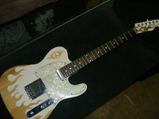 Telecaster Flamecaster Ahorn Hals