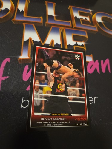 Topps wwe brock - topps,