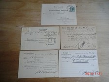 5 Ganzsachen/Postkarten