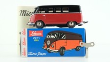 Schuco 45 019 7400 Micro Racer 1029 VW T1 Bus schwarzbraun/rot