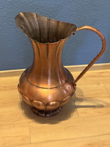 Antike bodenvase rein kupfer - rein,