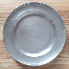 Alte Zinnteller 21,5cm, 3
