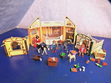 5418 Mitnehm Klappbox Reiterhof + 2 Stall + Extras  Tiere Figuren Playmobil 6804
