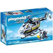 Playmobil 9363 SEK Helikopter Ersatzteile - Polizist, Taucher Figuren u.v.m.