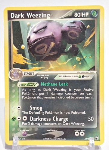 Pokemon karte dark weezing - pokemon,