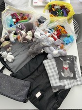 Babypaket Babysachen Baby Ausstattung Fußsack Nachtlicht Bettdecke Kissen
