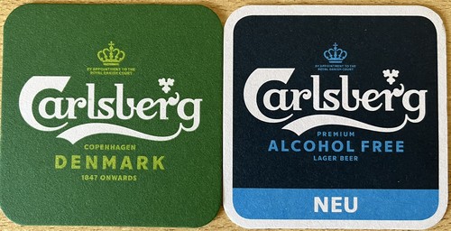 Bierdeckel carlsberg dänemark - bierdeckel,