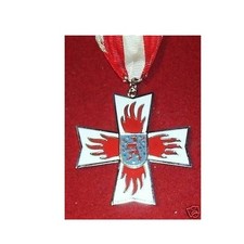 Orden Feuerwehr Ehrenzeichen Thüringen silbern am Band (i509)