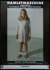 Hamletmaschine Müller München Plakat Helnwein 1997 A1 84x59 cm signiert