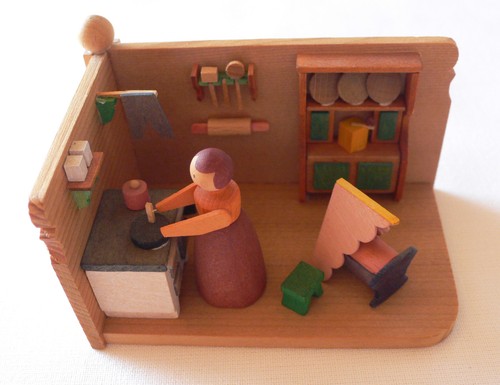 Graupner holzminiatur küche - holzminiatur,,