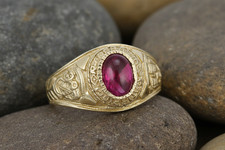 College-Ring 9 kt Gelbgold