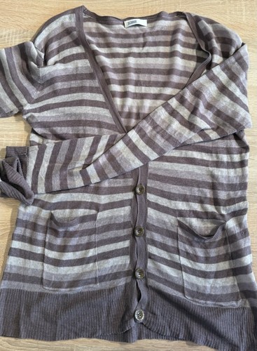 100 leinen strickjacke in - 100%,