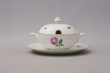 Augarten Wien Schubert Wiener Rose Sauciere 3tlg Schüssel UNBENUTZT