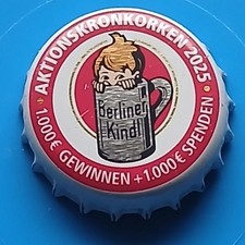 Aktions Kronkorken aus Berlin,  Bottle Cap, Kindl,  Tapi 