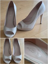Aldo Peeptoes Highheels beige