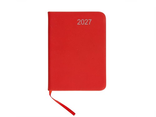 Taschenkalender 2027 rot - 1, in